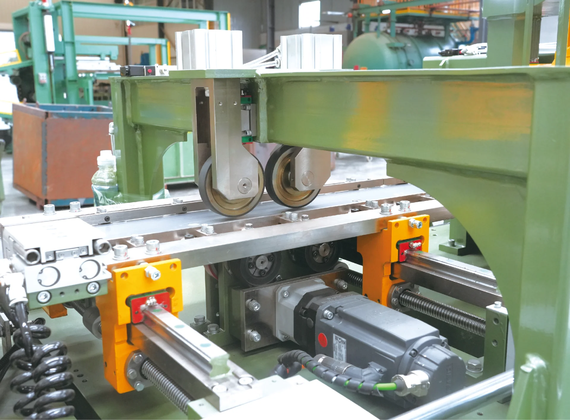 Precision strip guiding