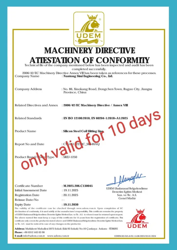 CE Certificate