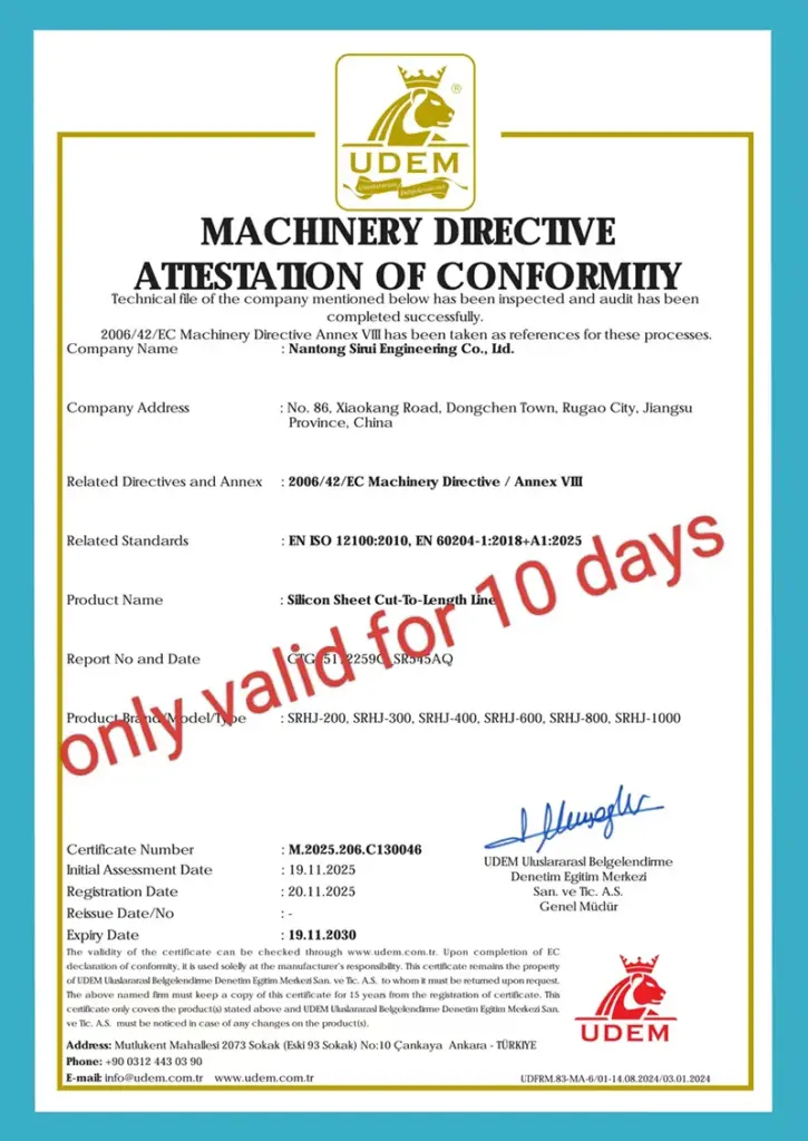 CE Certificate