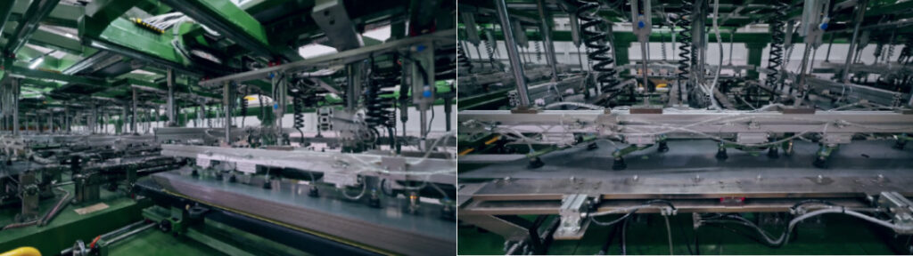 SREE cut to length lines and stacking machine at Beijing Create Zhengzhou factory