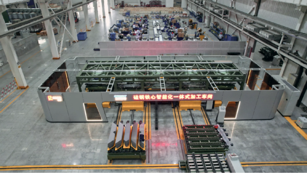 SREE cut to length lines and stacking machine at Beijing Create Zhengzhou factory